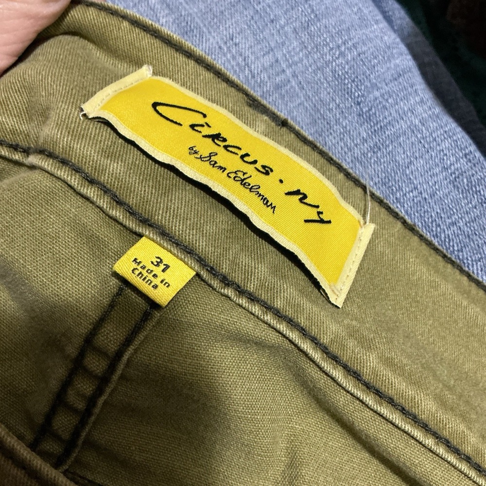 Circus NY Sam Edelman Cargo Combat Pants 31 Army Green/Olive Inseam 24 Gorpcore - Picture 4 of 4